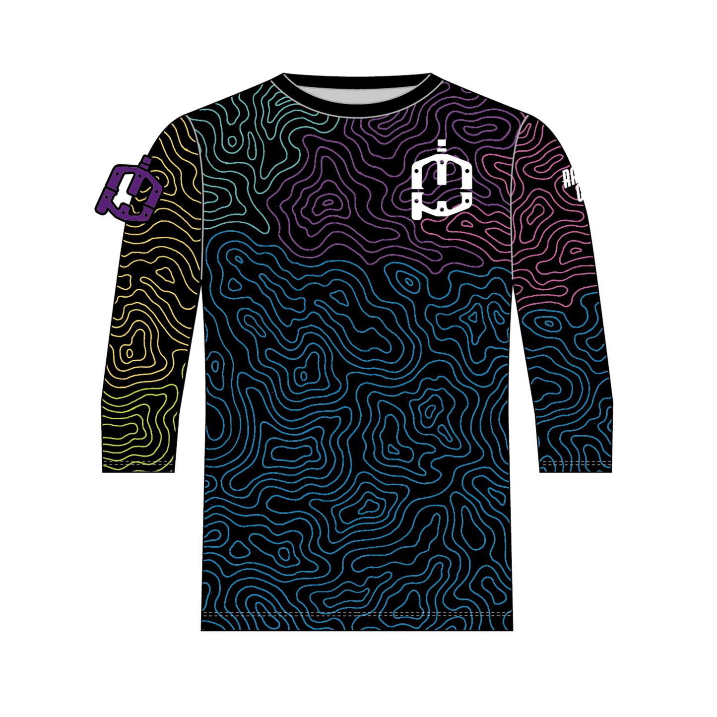 Muddy Pedals - 3/4 Sleeve MTB Jersey