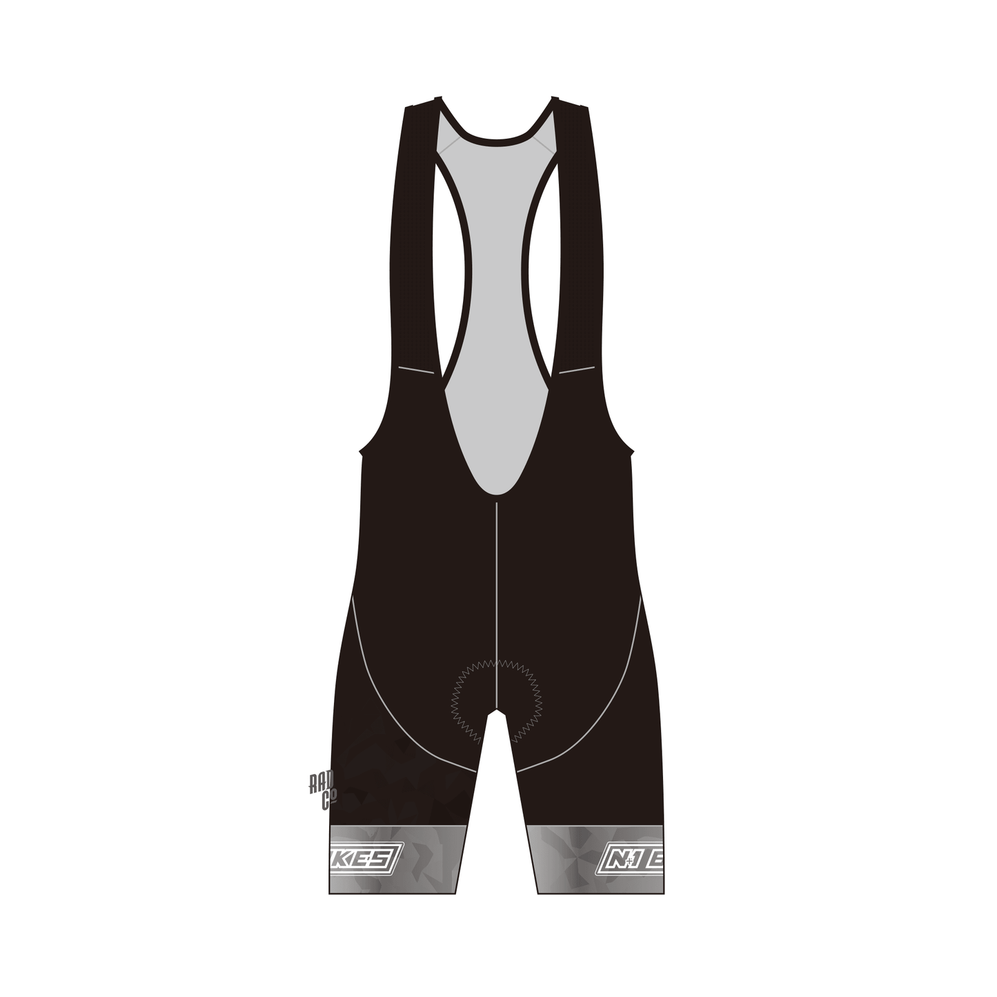 N+1 Race Team Bibs - BLACK