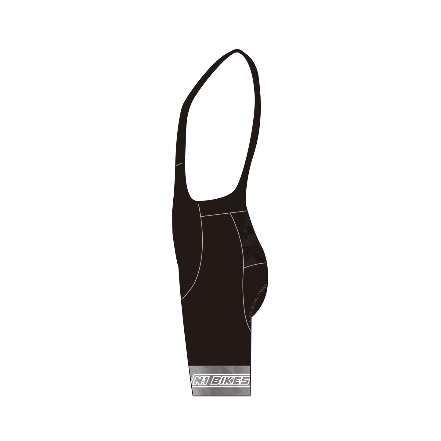 N+1 Race Team Bibs - BLACK