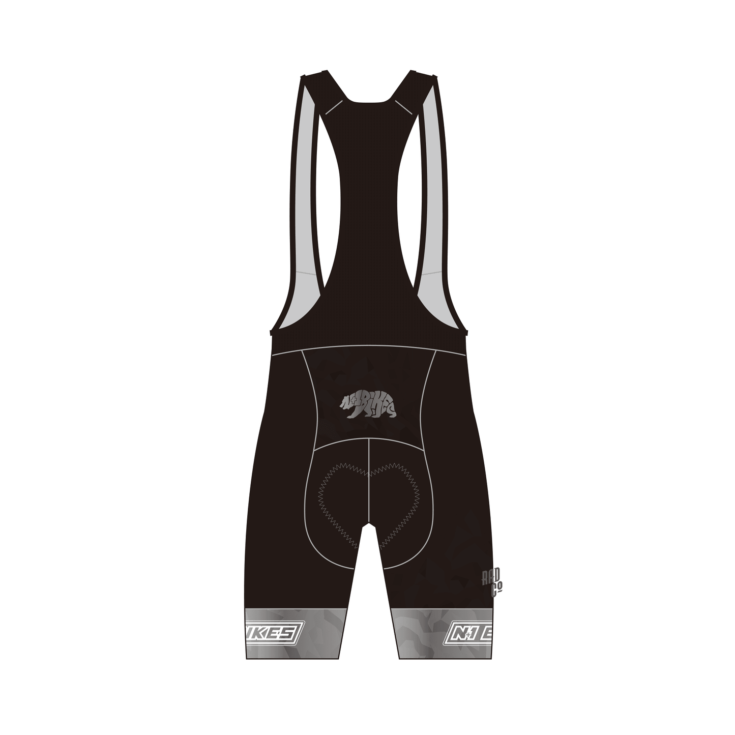 N+1 Race Team Bibs - BLACK