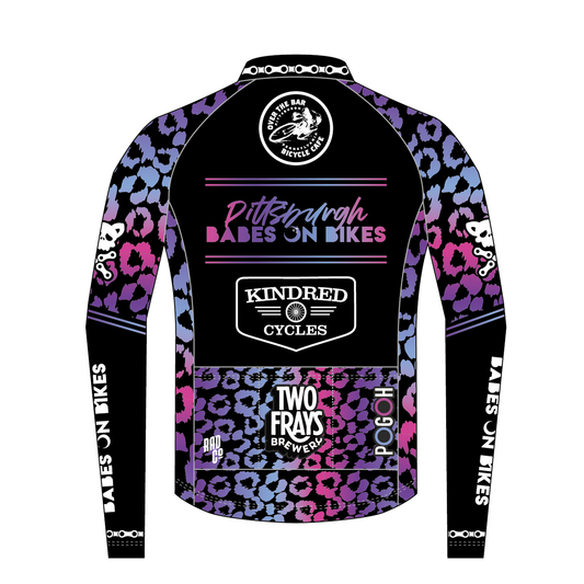 Pittsburgh Babes on Bikes - Core Long Sleeve Zip Jersey
