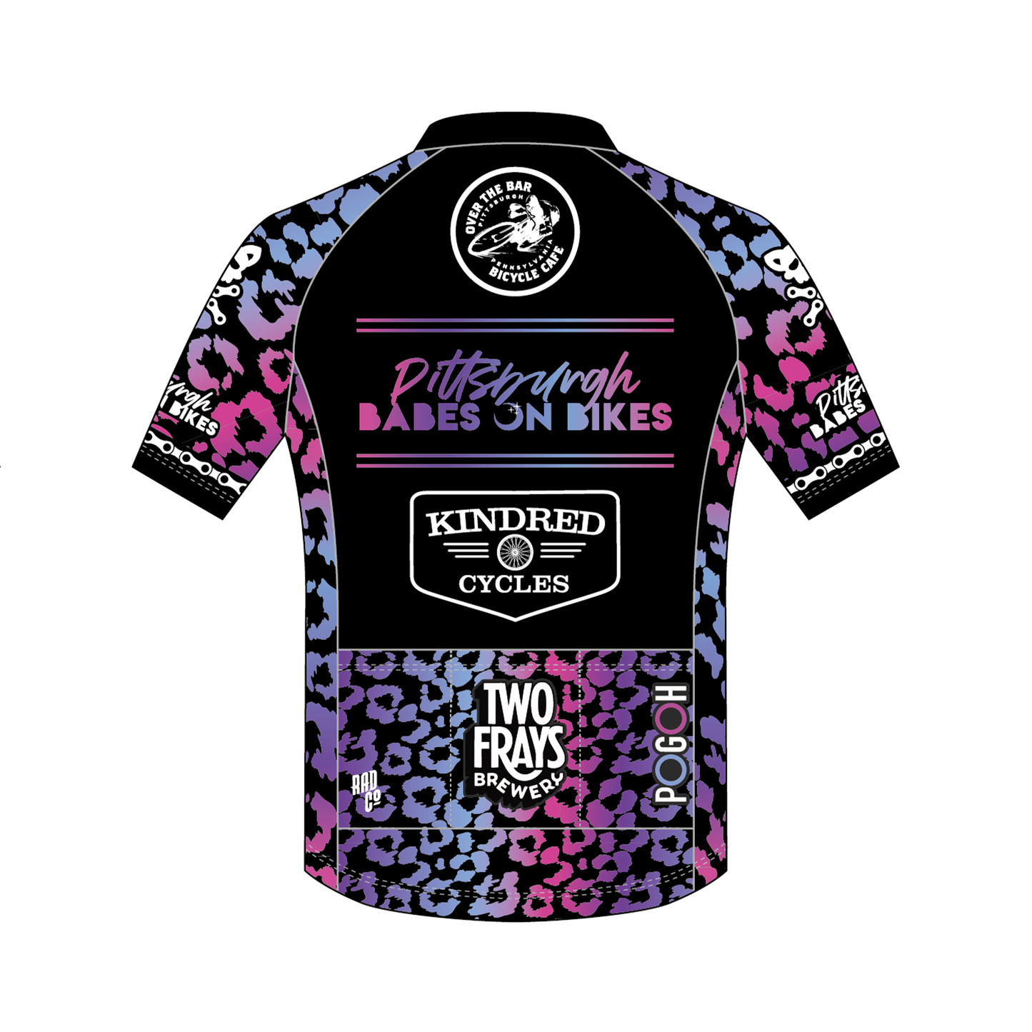 Pittsburgh Babes on Bikes - Core Short Sleeve Zip Jersey