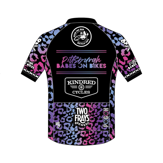 Pittsburgh Babes on Bikes - Core Short Sleeve Zip Jersey