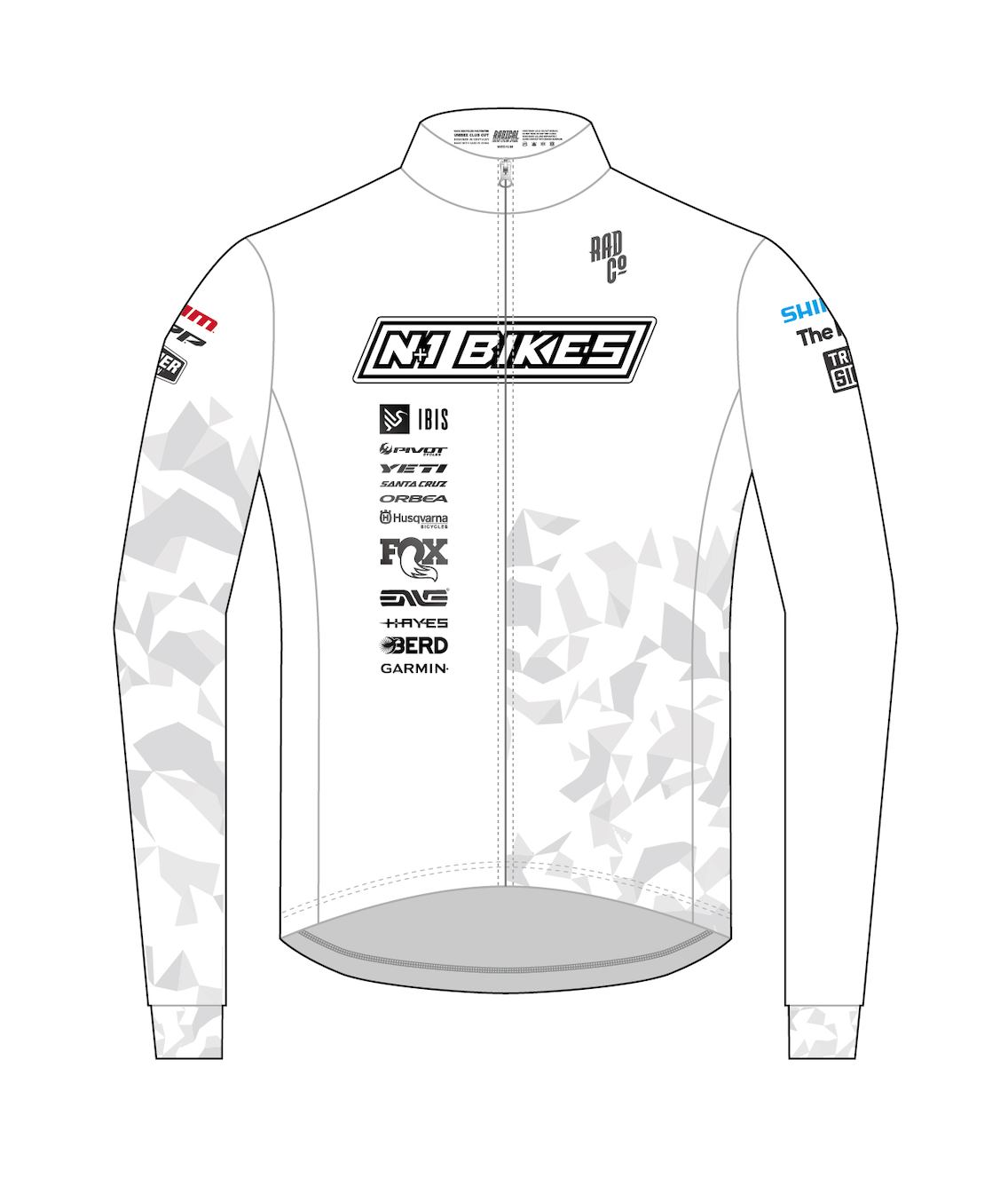 N+1 Race Team - Wind Jacket - White