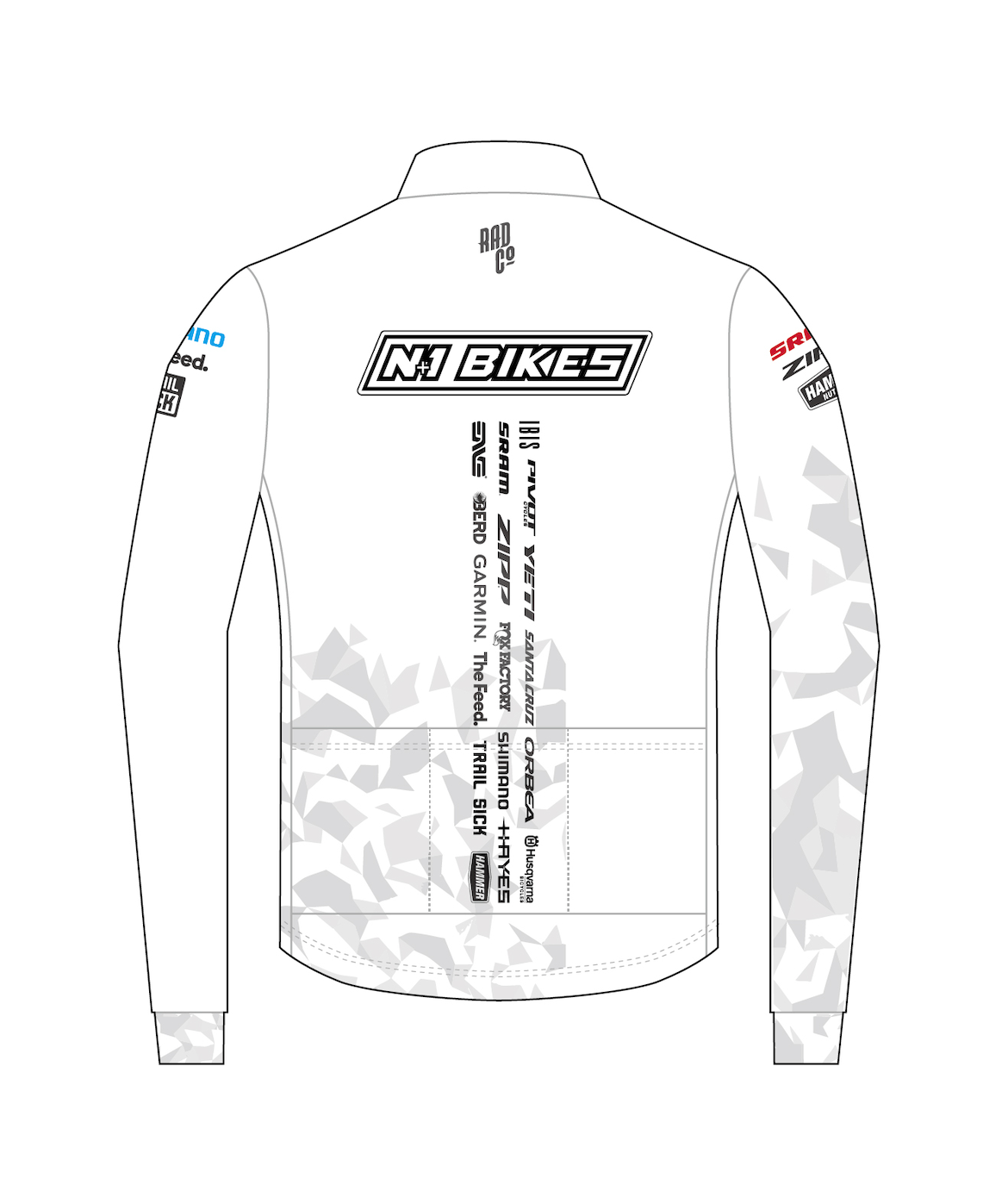 N+1 Race Team - Wind Jacket - White