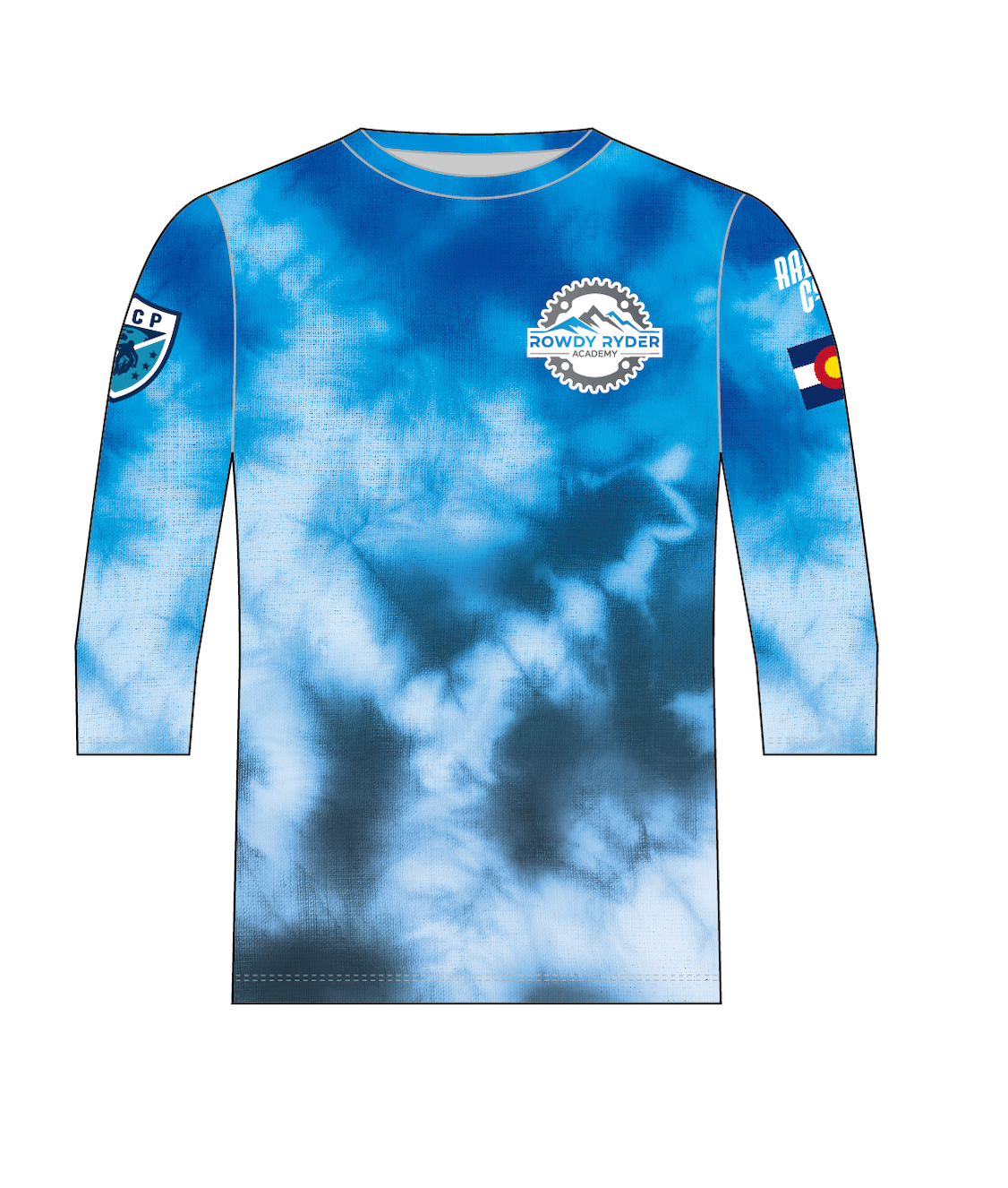 Rowdy Rider Academy - 3/4 Sleeve MTB Jersey - Unisex