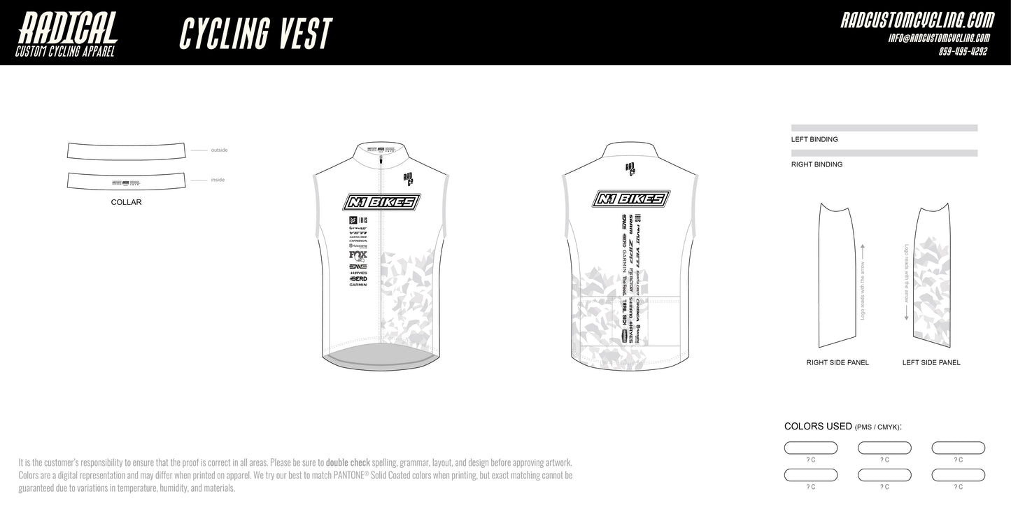 N+1 Race Team - Wind Vest - White