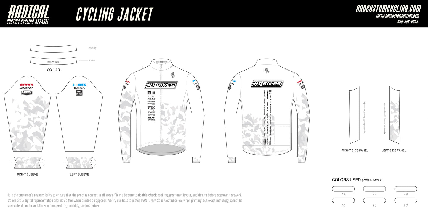 N+1 Race Team - Wind Jacket - White