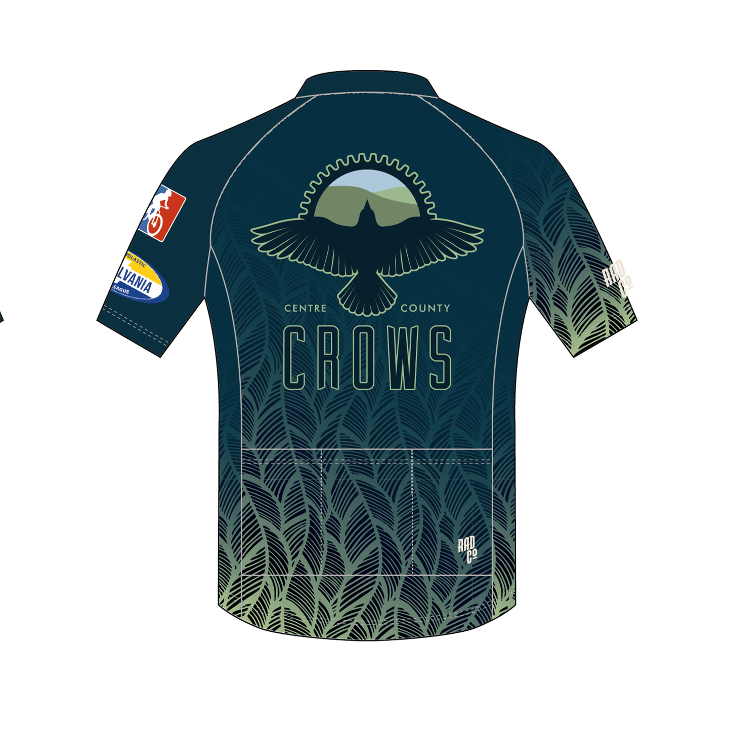 Centre County Crows - Short Sleeve CORE Zip Jersey