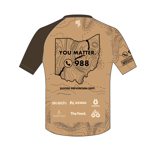 Ride for Hope - Short Sleeve DELUXE Jersey - Gravel
