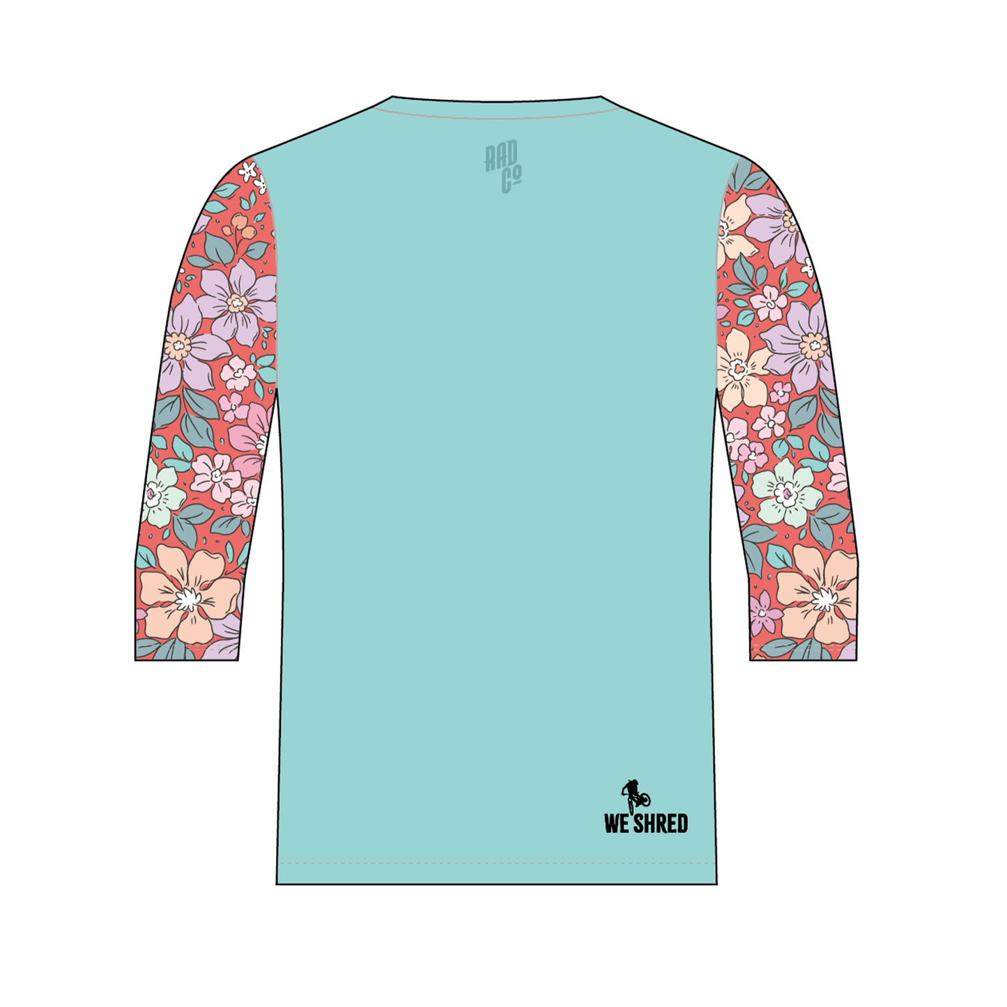 We Shred - 3/4 Sleeve MTB Jersey