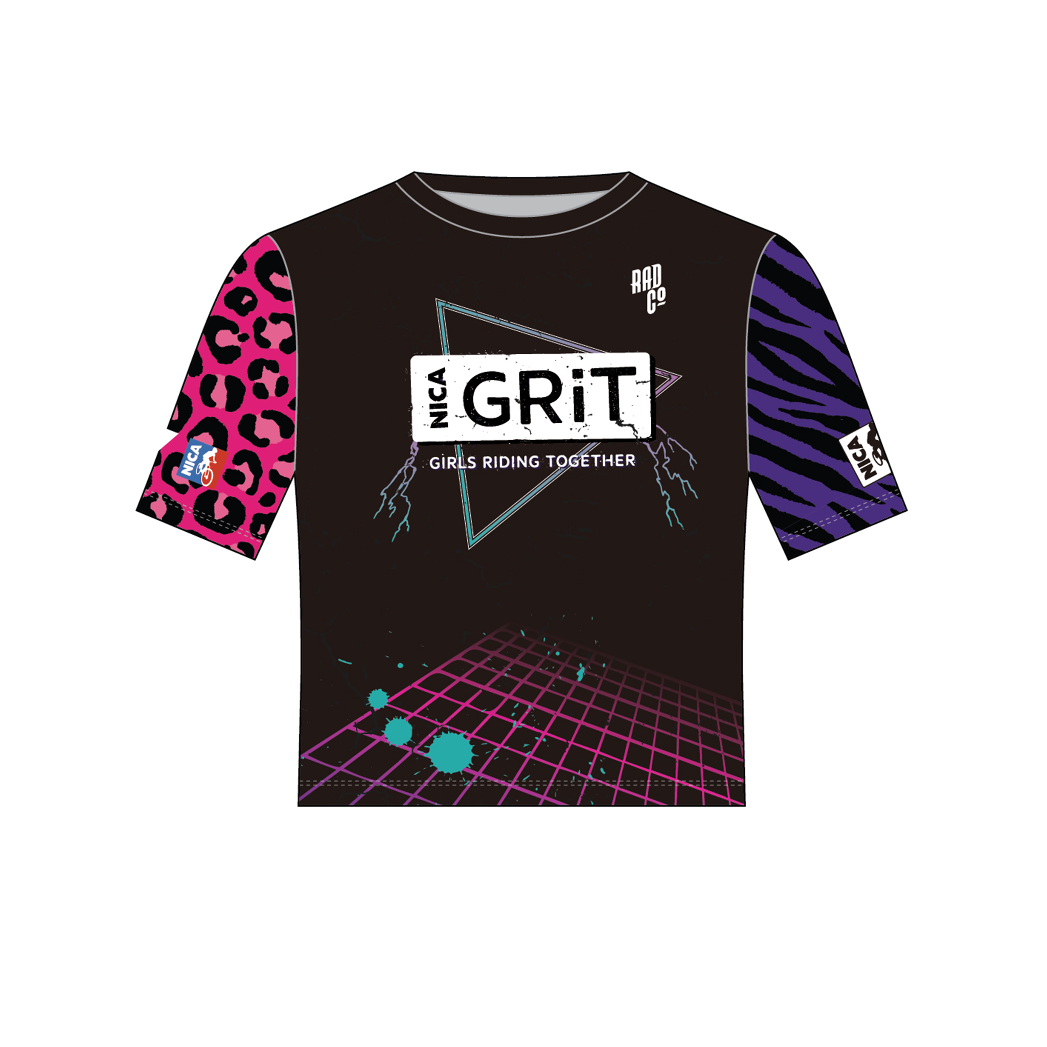 KICL GRiT - Cropped MTB Jersey - Wild Side