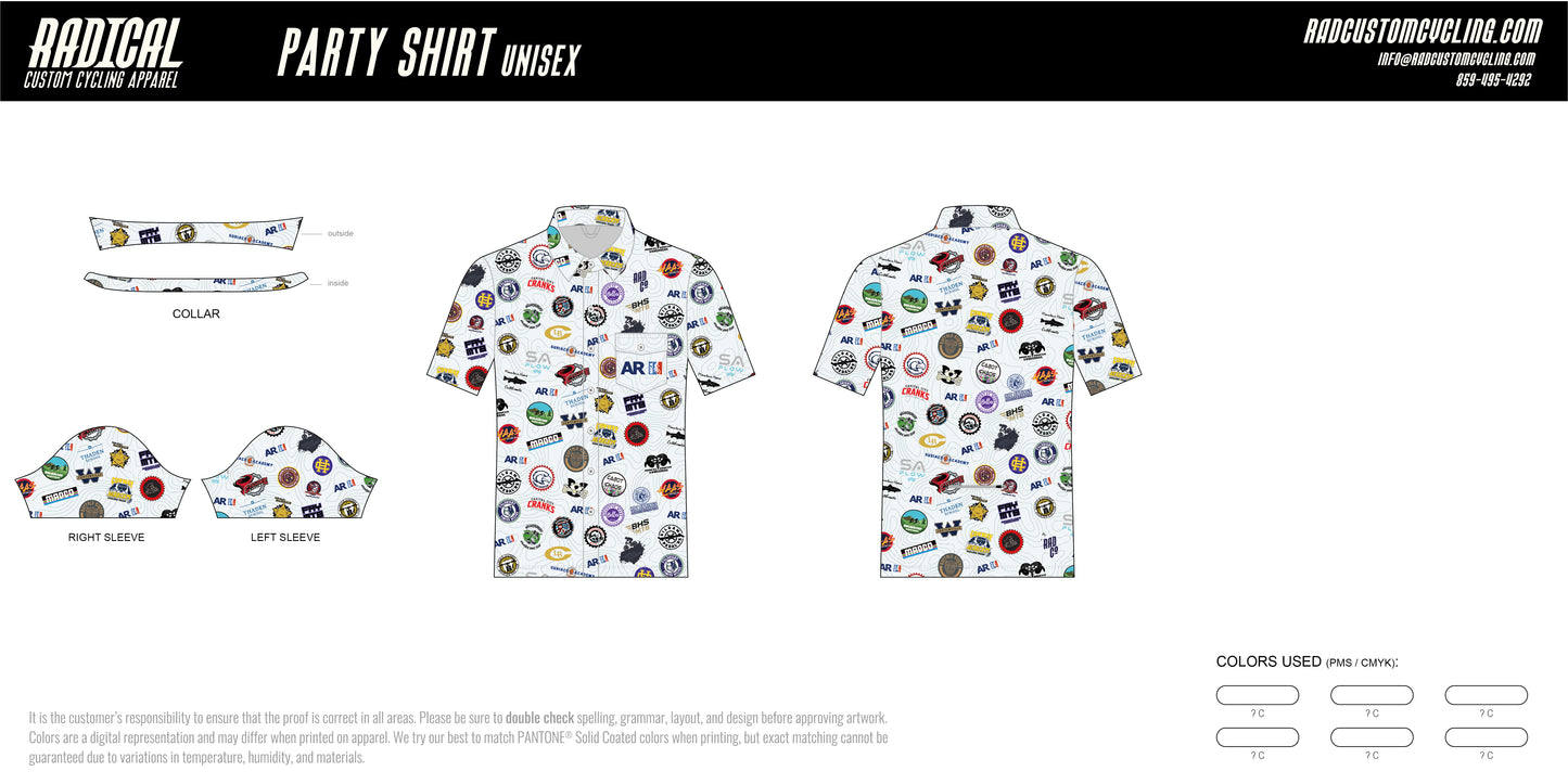 Arkansas MTB - All Teams Party Shirt