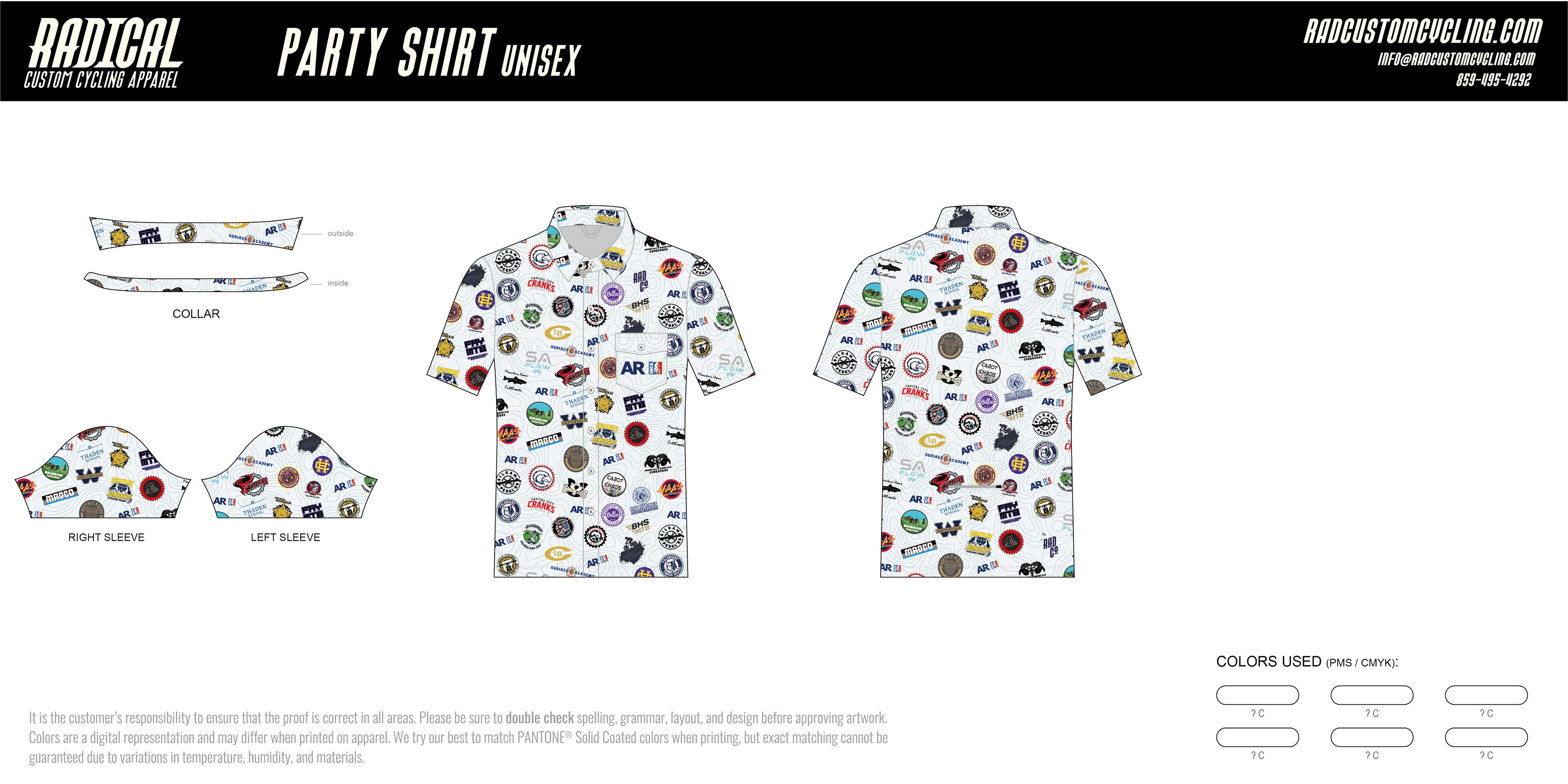 Arkansas MTB - All Teams Party Shirt