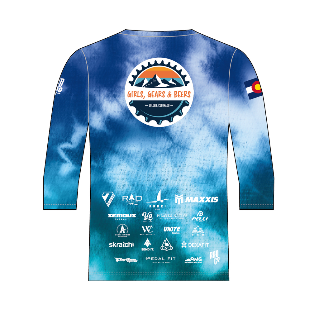 Girls Gears Beers - 3/4 Sleeve MTB Jersey