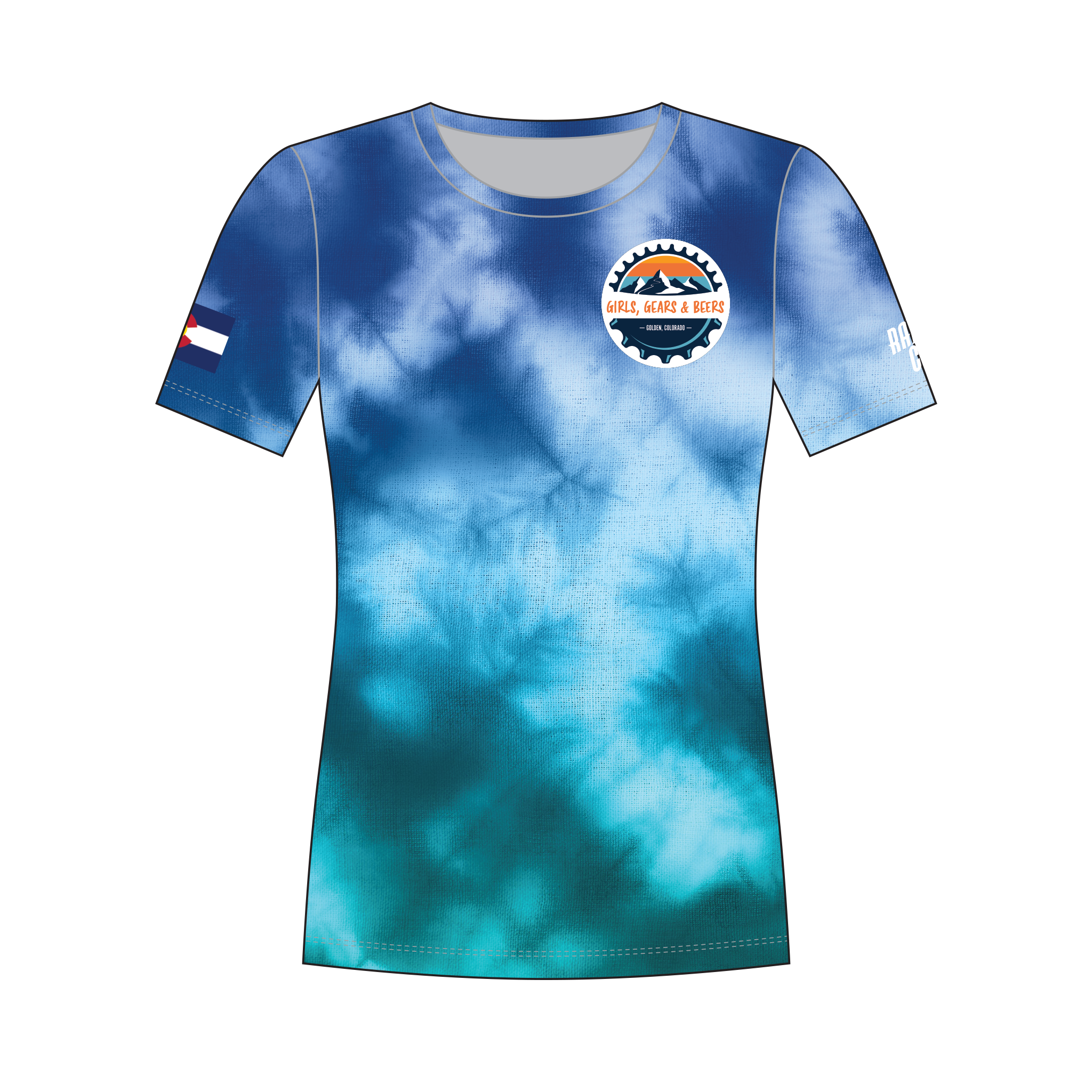 Girls Gears Beers - Short Sleeve Sleeve MTB Jersey