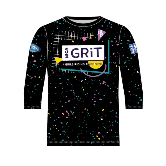 KICL GRiT - 3/4 Sleeve MTB Jersey - Are You Afraid of the Dark?