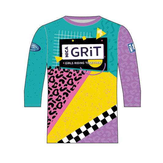KICL GRiT - 3/4 Sleeve MTB Jersey - Wild n' Crazy