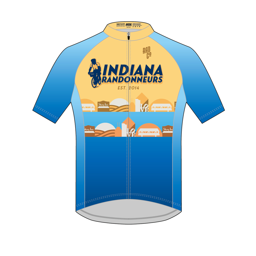 Indiana Randonners - Short Sleeve CORE Zip Jersey