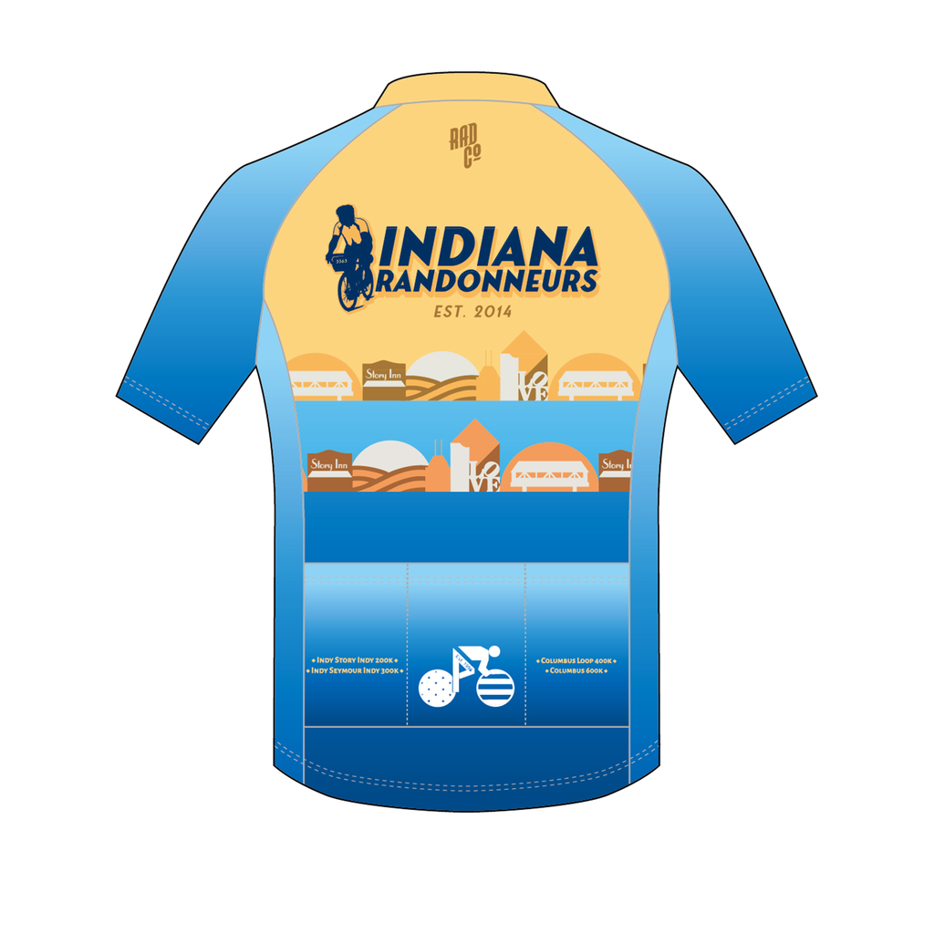 Indiana Randonners - Short Sleeve CORE Zip Jersey