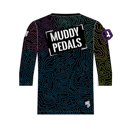 Muddy Pedals - 3/4 Sleeve MTB Jersey