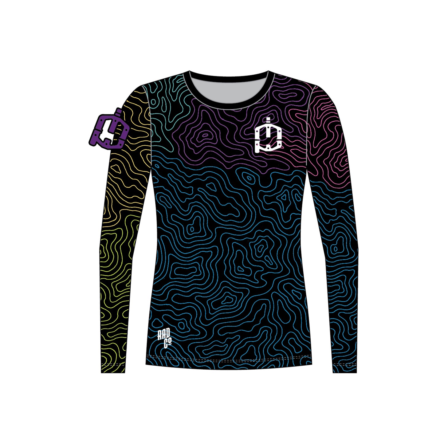 Muddy Pedals Long Sleeve MTB Jersey - Femme