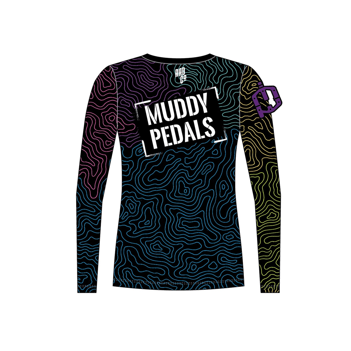 Muddy Pedals Long Sleeve MTB Jersey - Femme