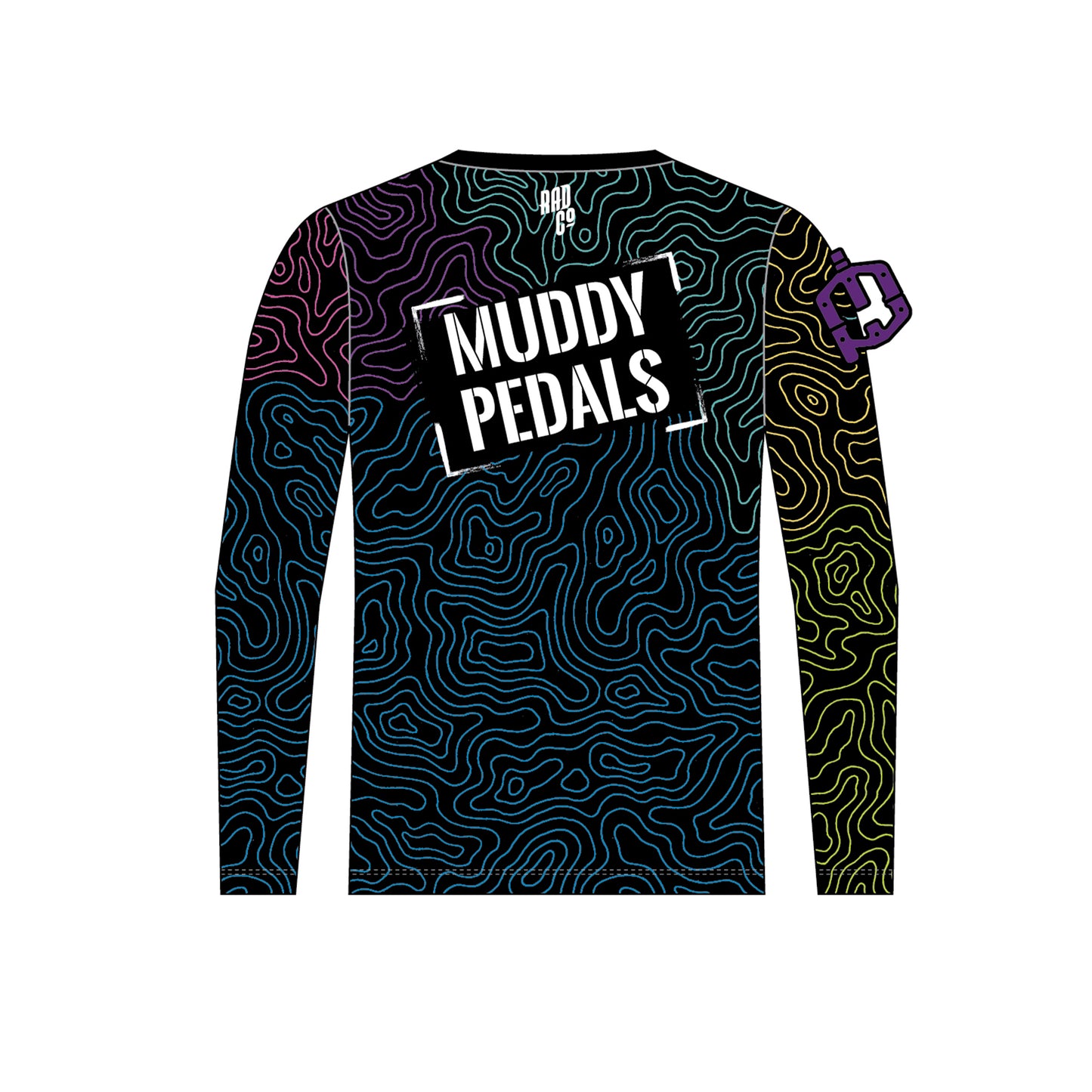 Muddy Pedals Long Sleeve MTB Jersey - Unisex