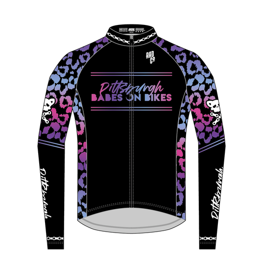 Pittsburgh Babes on Bikes - Core Long Sleeve Zip Jersey
