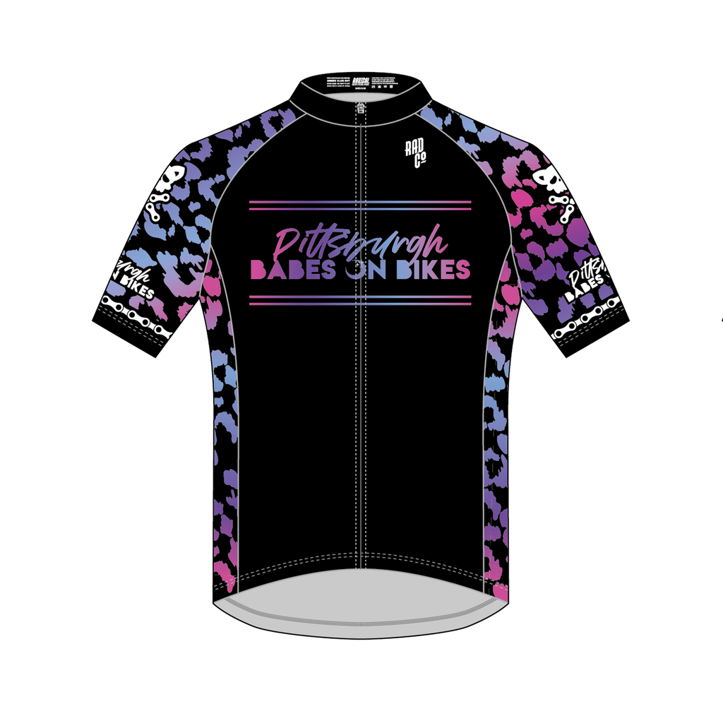 Pittsburgh Babes on Bikes - Core Short Sleeve Zip Jersey