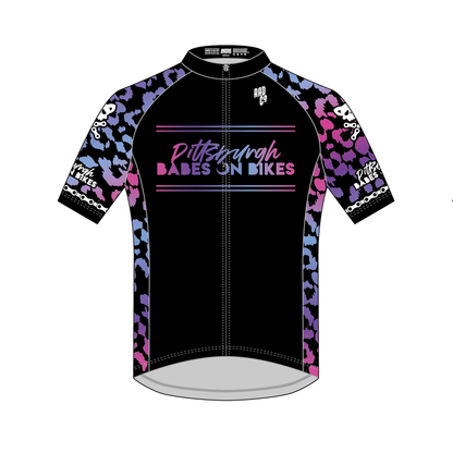 Pittsburgh Babes on Bikes - Core Short Sleeve Zip Jersey