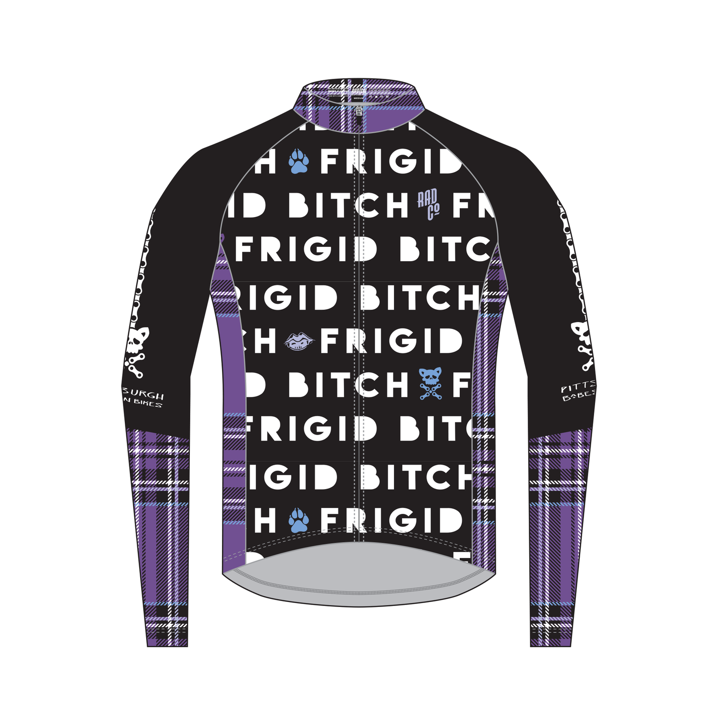 Frigid Bitch - Long Sleeve Zip Jersey