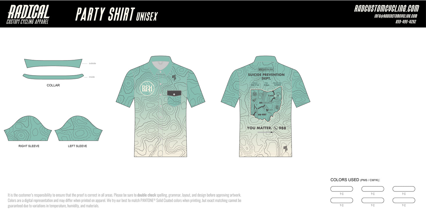 Ride for Hope - Party Shirt