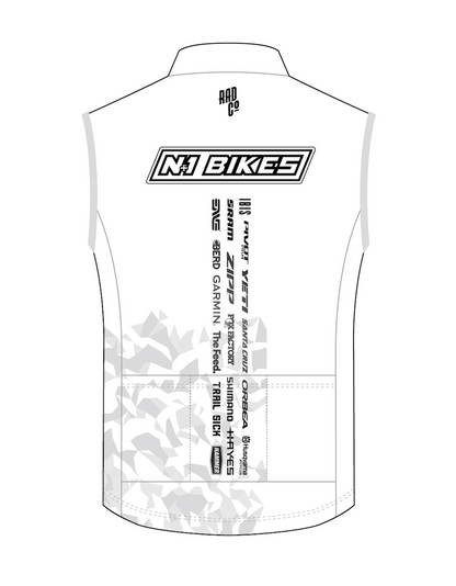 N+1 Race Team - Wind Vest - White