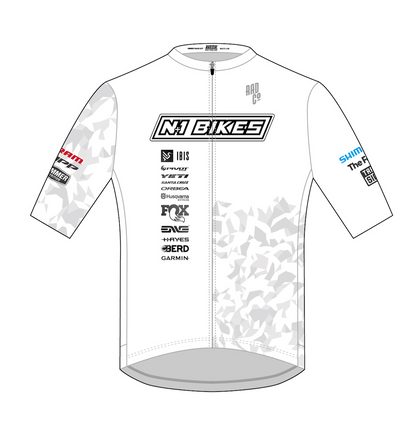 N+1 Race Team - Short Sleeve Eco Pro Jersey - WHITE