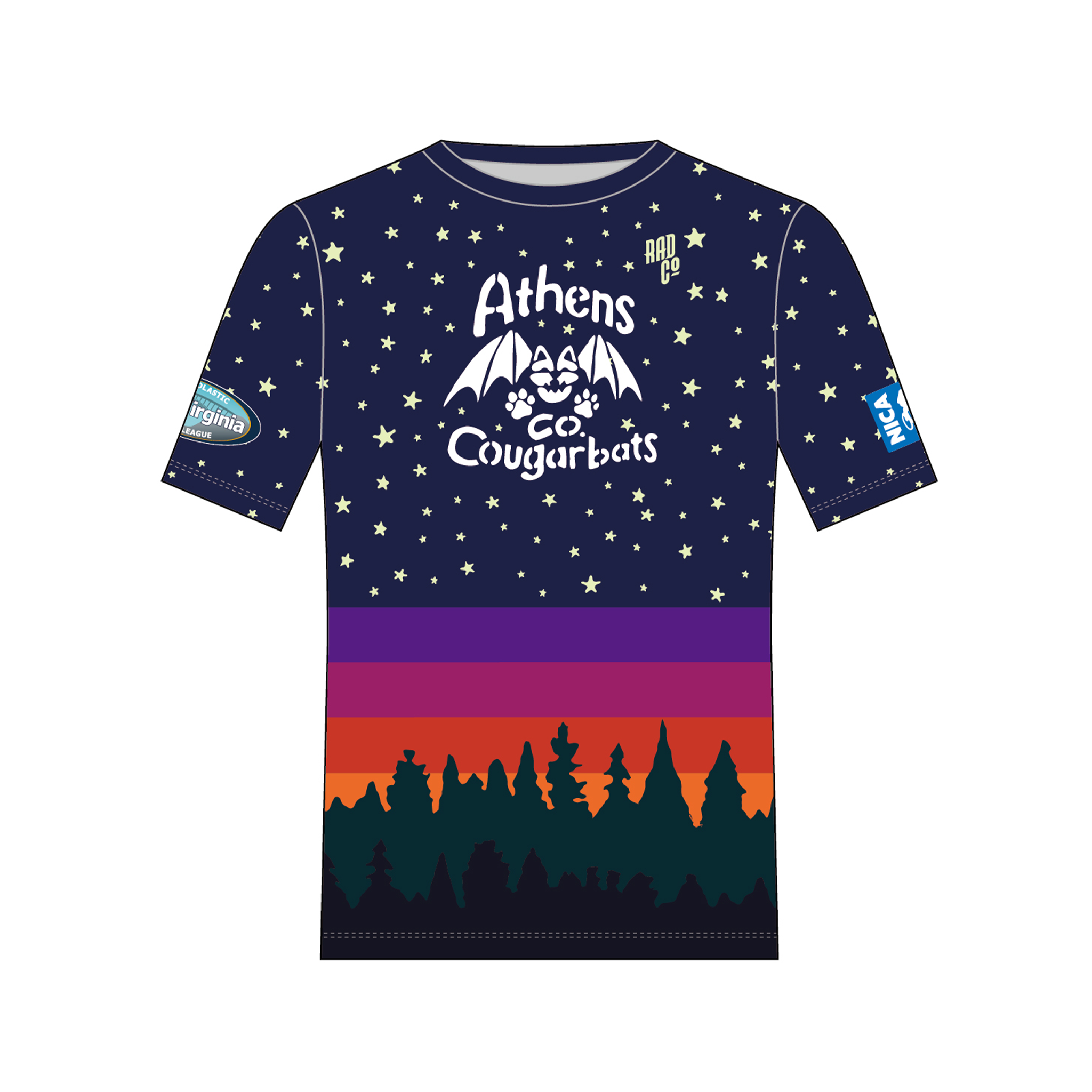 Cougarbats - Short Sleeve MTB Jersey