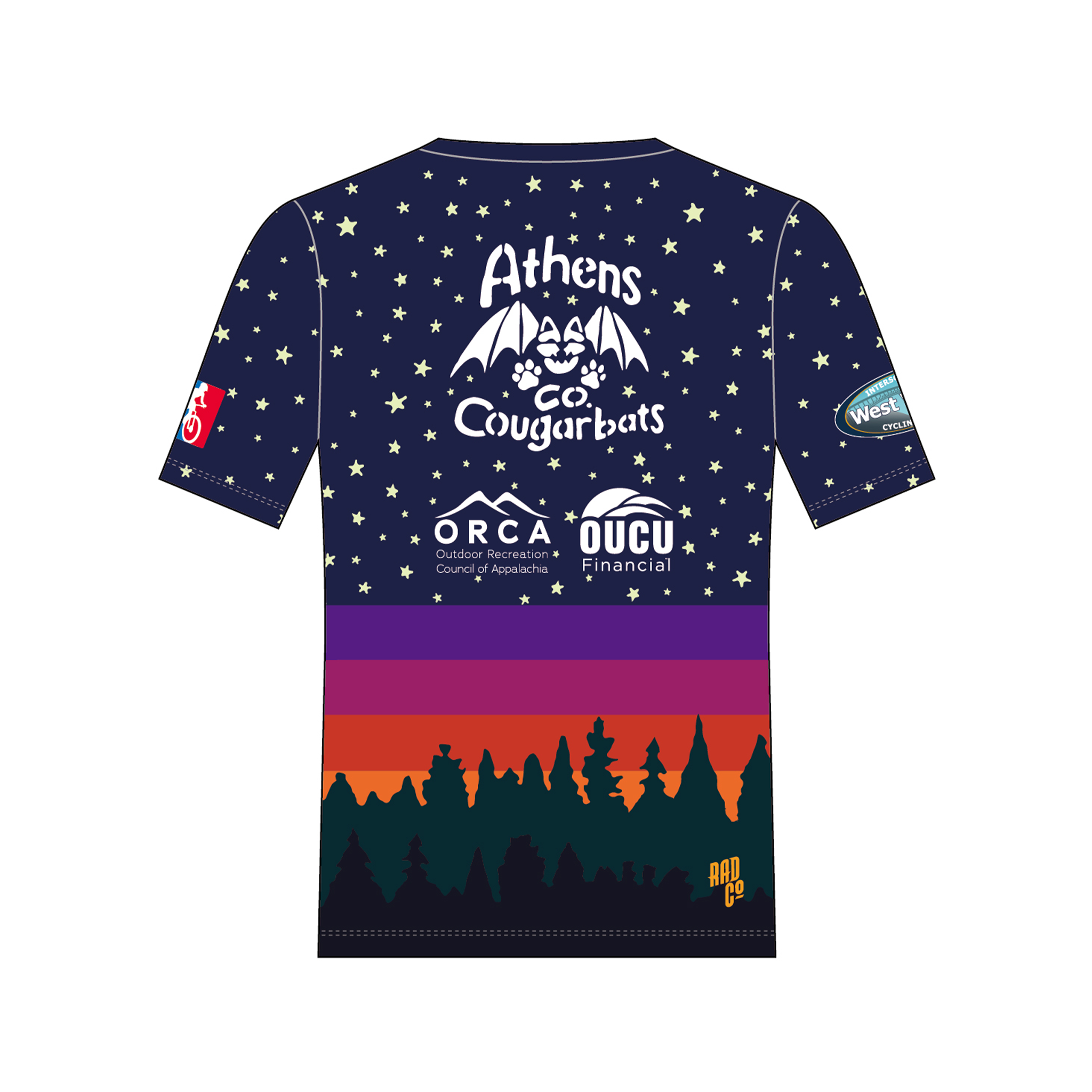 Cougarbats - Short Sleeve MTB Jersey