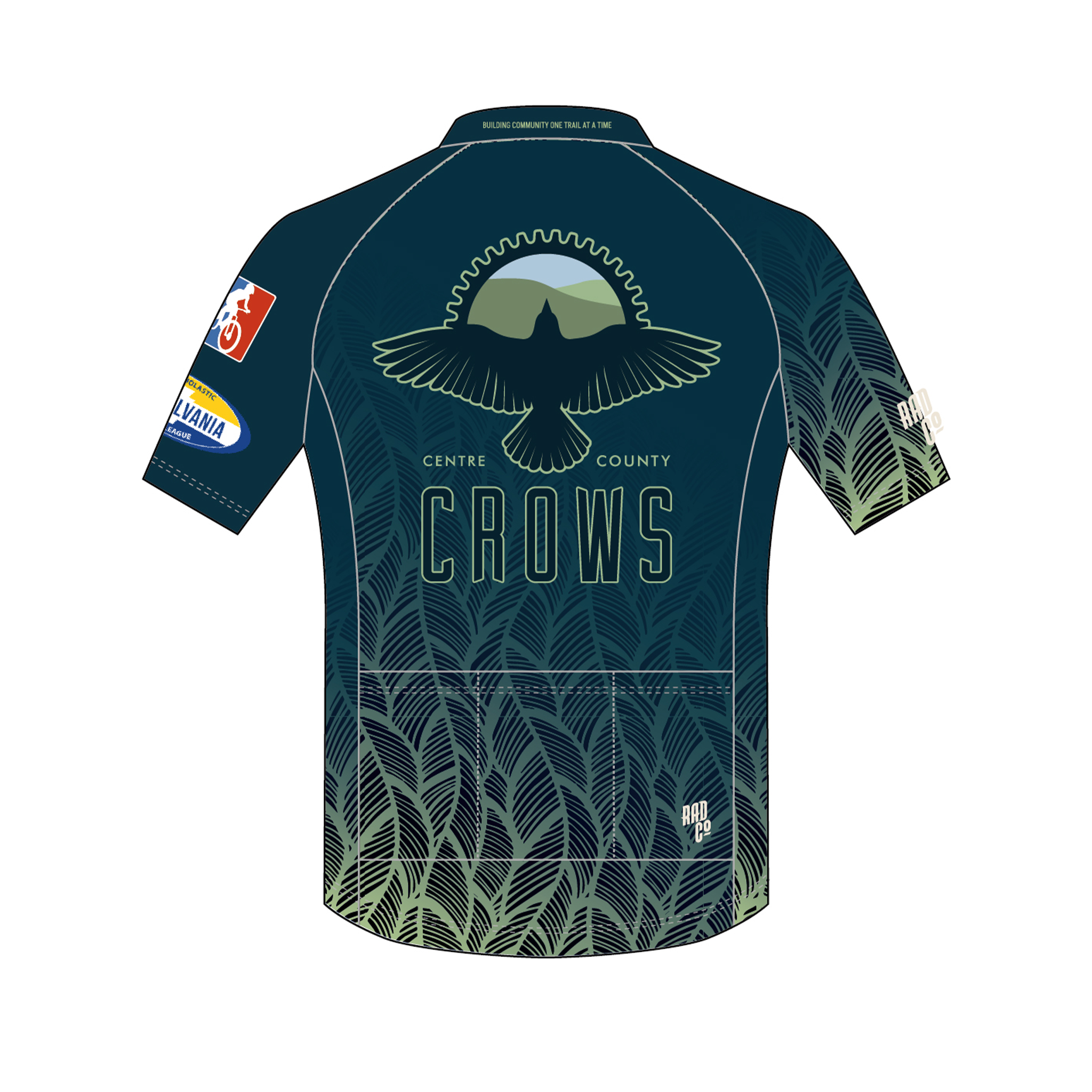 Centre County Crows - Short Sleeve CORE Zip Jersey