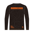 Emboss - Long Sleeve MTB Jersey - Black