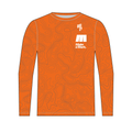 Emboss - Long Sleeve MTB Jersey - Orange