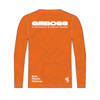 Emboss - Long Sleeve MTB Jersey - Orange