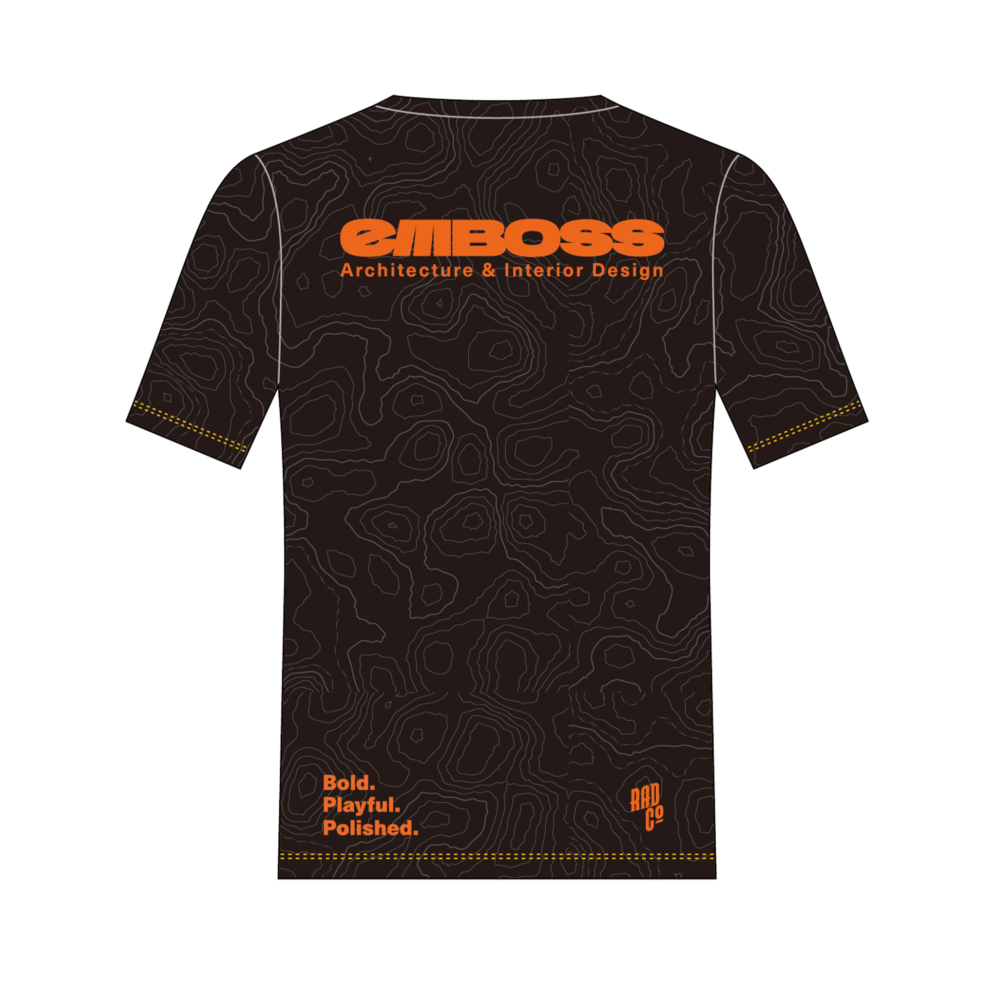 Emboss - Short Sleeve MTB Jersey - Black