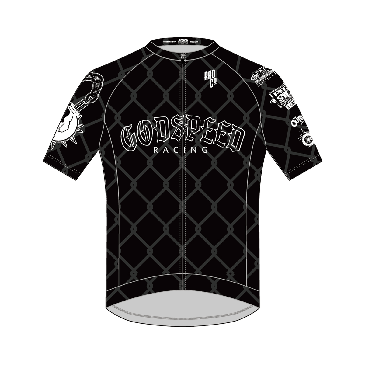 Godspeed Racing - Short Sleeve Deluxe Zip Jersey
