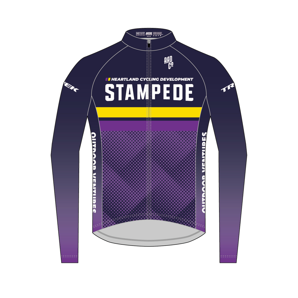 Heartland Cycling Development - Deluxe Long Sleeve Zip Jersey