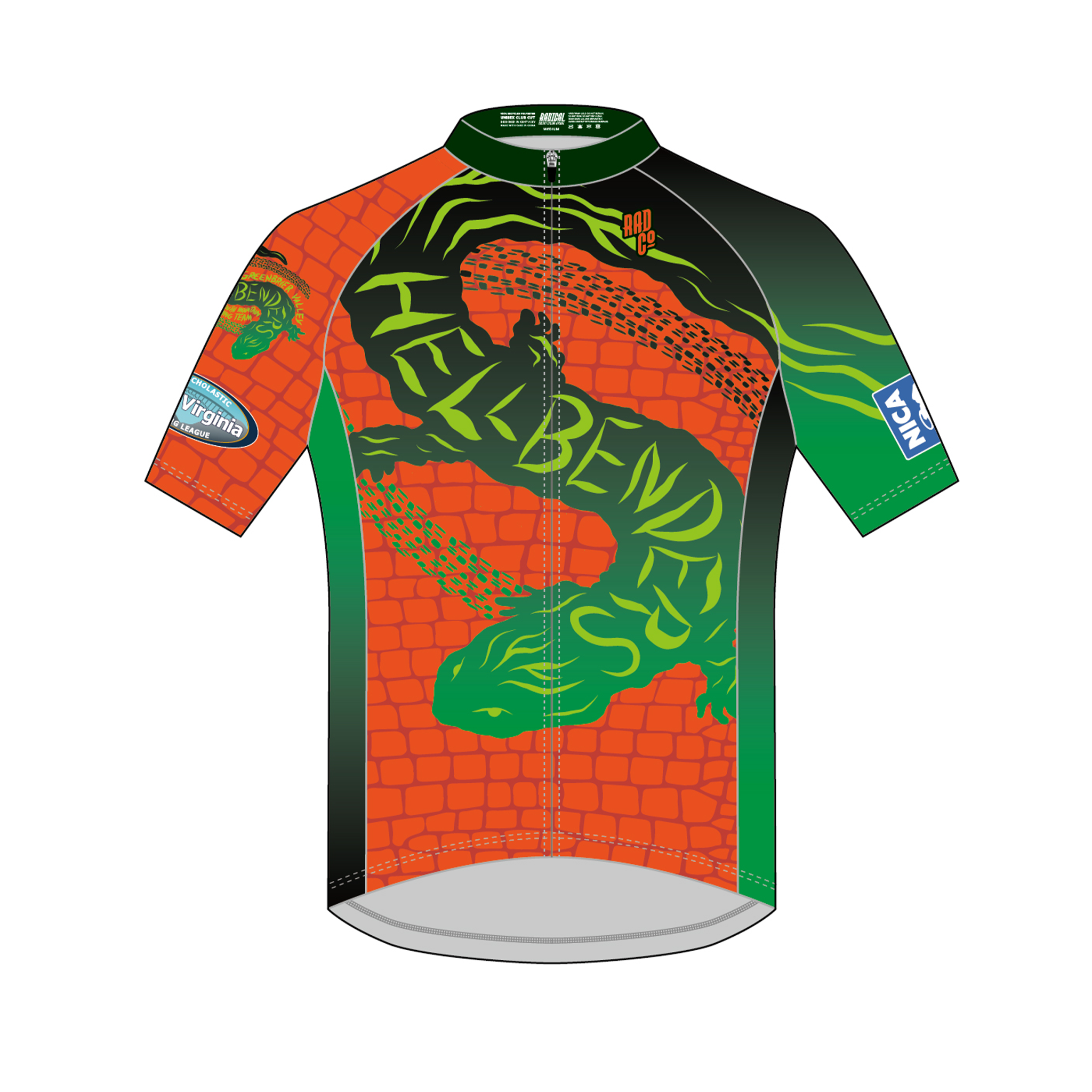 Greenbrier Valley Hellbenders - Short Sleeve CORE Zip Jersey