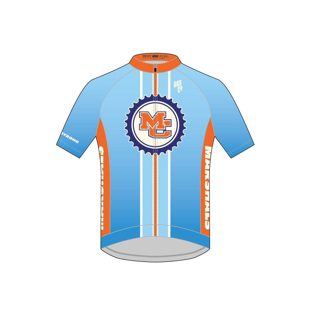 Marshall County - Deluxe Short Sleeve Zip Jersey - Marshals