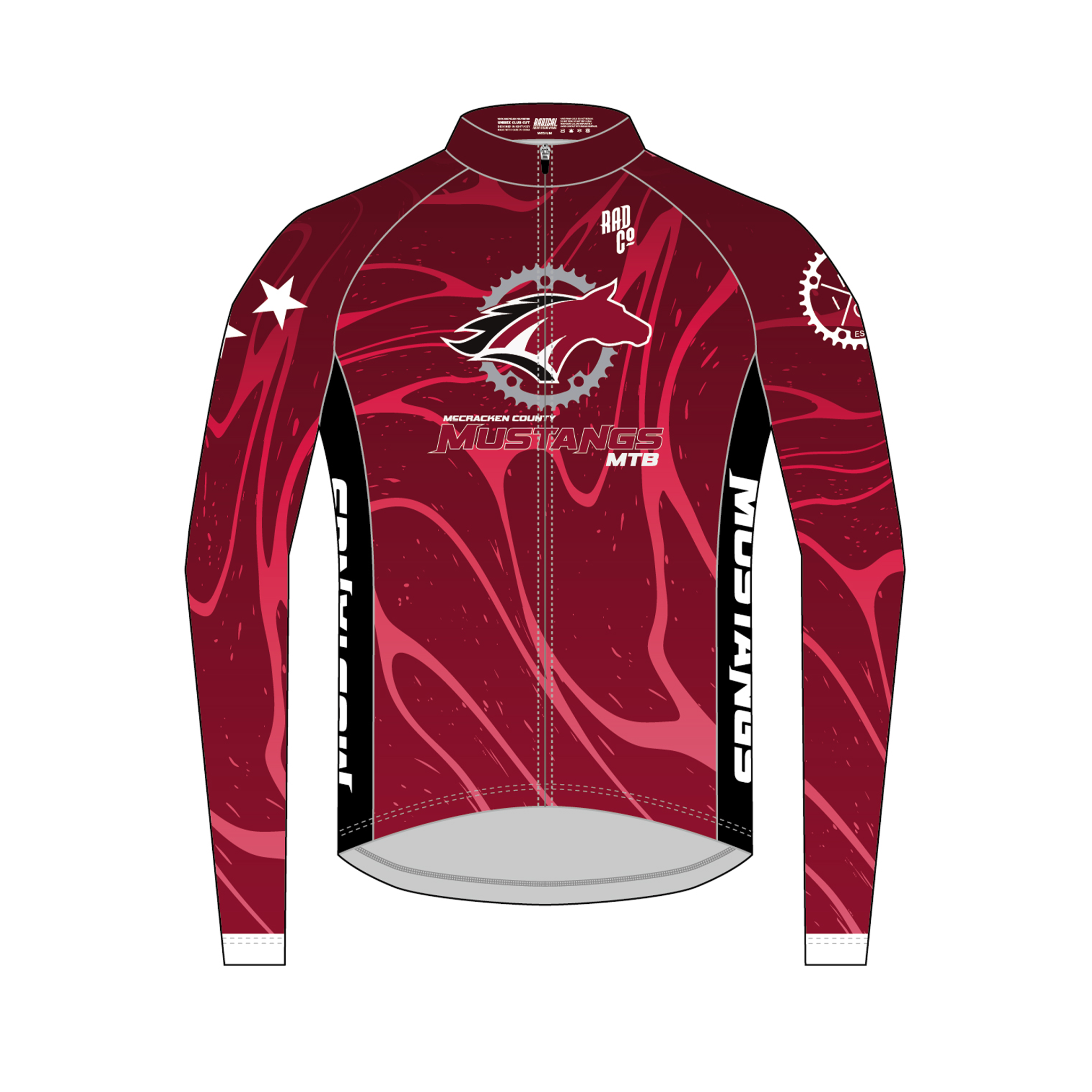 McCracken MTB - Long Sleeve CORE Zip Jersey