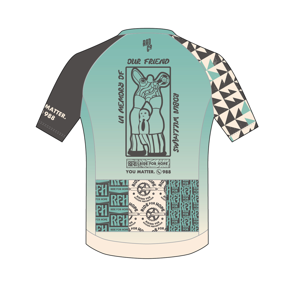Ride for Hope - Short Sleeve DELUXE Jersey - Robin Williams Tribute
