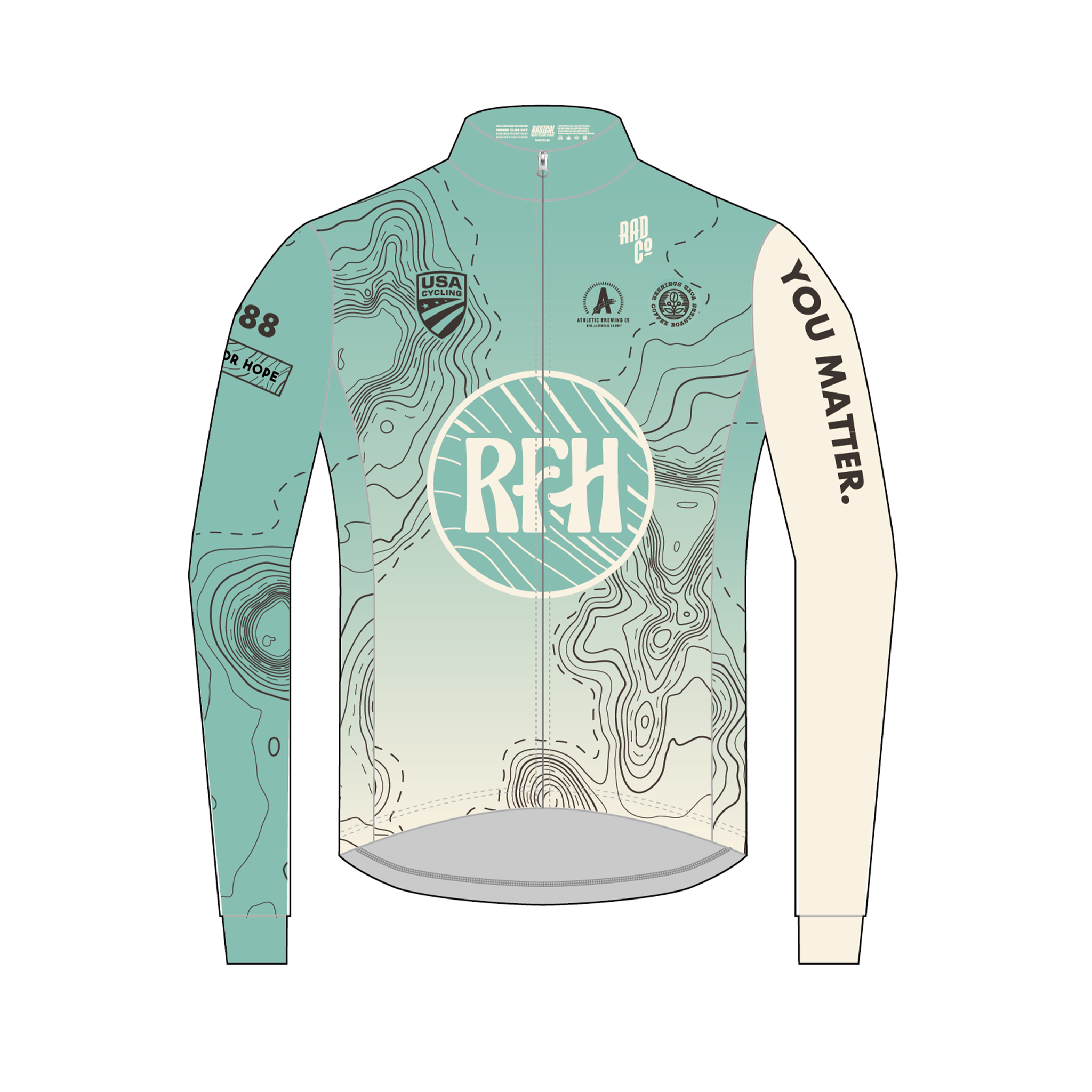 Ride for Hope - Thermal Jacket - Fade