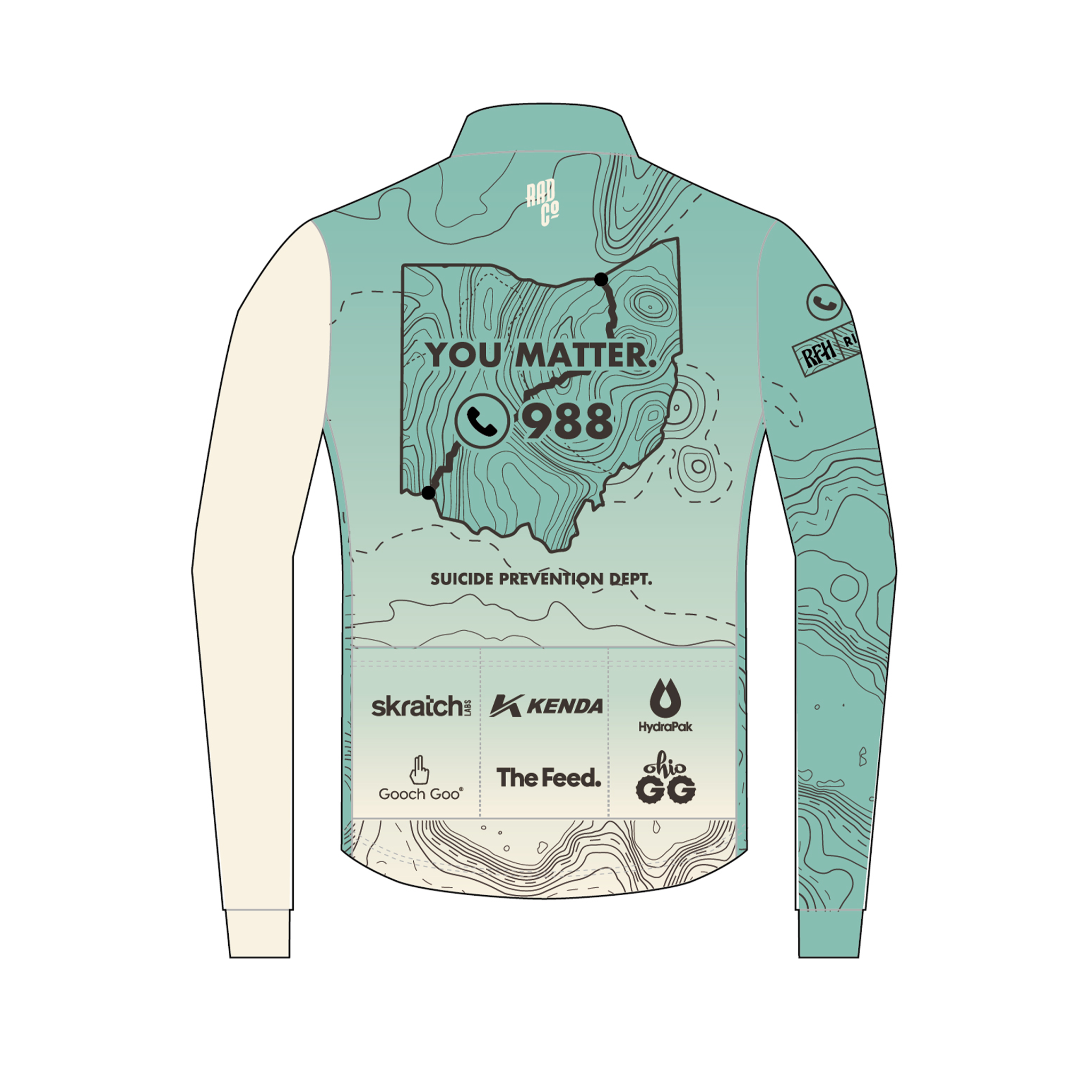 Ride for Hope - Thermal Jacket - Fade